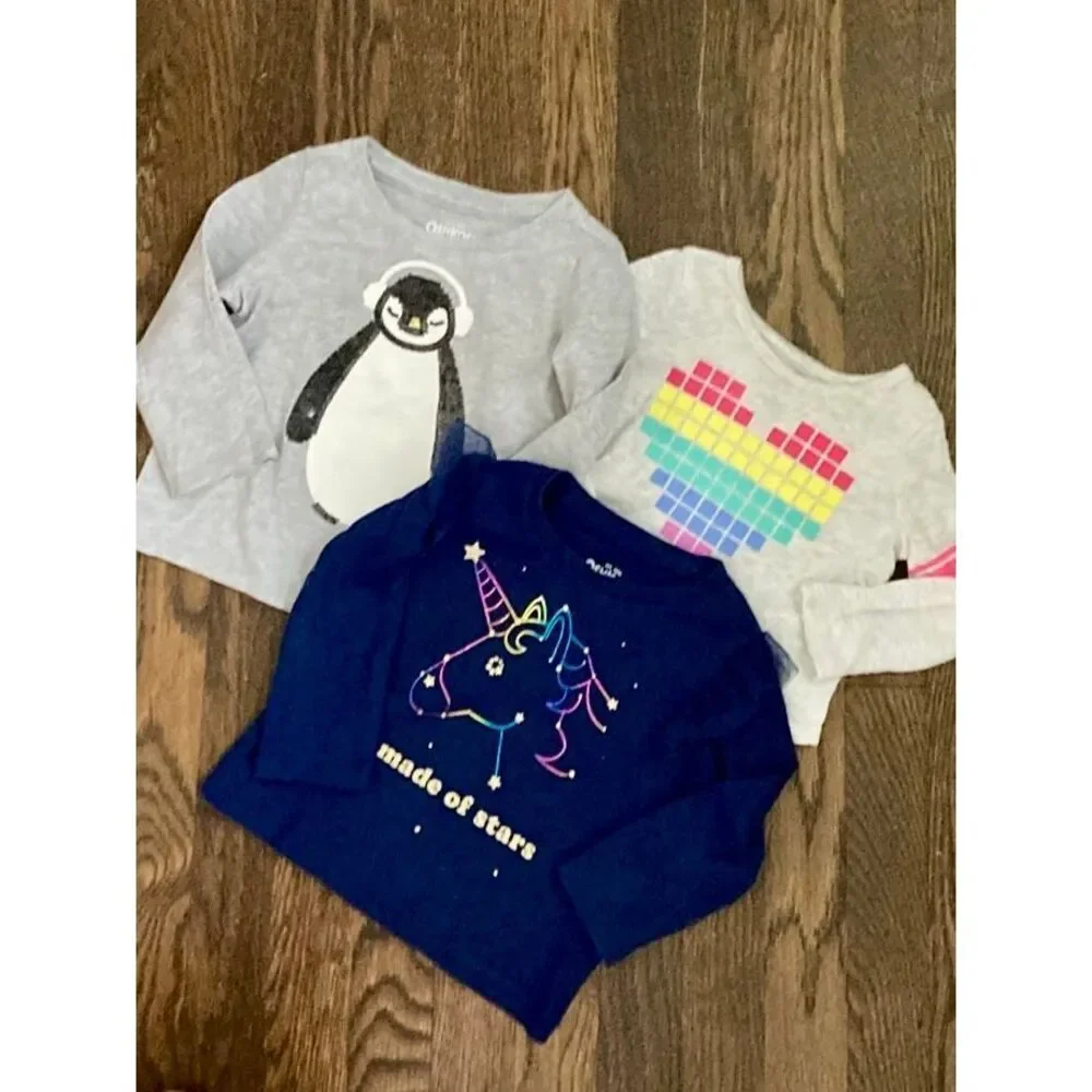 OSHKOSH B’gosh Infant Baby 6-12 Months Tops Bundle